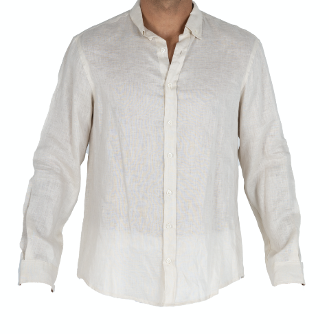 Beige Linen Shirt