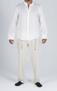 White Linen Shirt