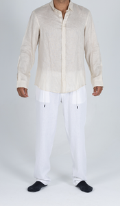 White Linen Pants